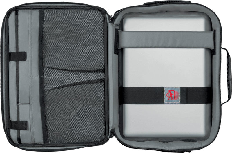 Wenger/SwissGear Wenger Insight Notebook-Tasche – für Notebooks bis 15,6", 10 l, wasserabweisend, Aufsteckfunktion, Nylon
