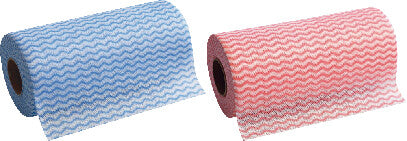 Putzrolle – 1-lagig – 40 × 20 cm – 50 Blatt – Rot