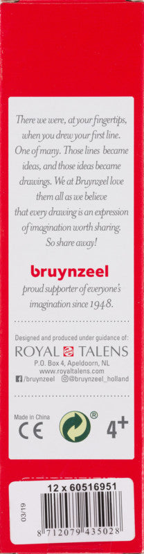 Bruynzeel Farbstift – hellblau, Mine Ø 3,3 mm