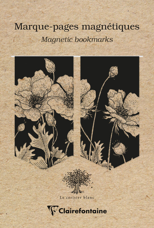 Clairefontaine Le Cerisier Blanc Lesezeichen – Papier, 15,5 × 10,5 cm, sortiert, 2er-Pack