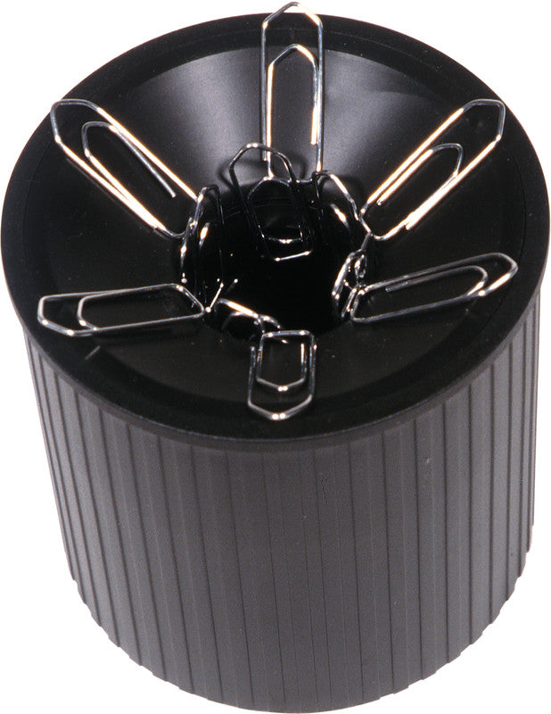 Helit Klammerspender – Kunststoff, Schwarz, 72 × 73 mm