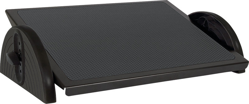 Wedo Fussstütze Relax Steel – 46 × 35 cm, Stahlblech, Schwarz