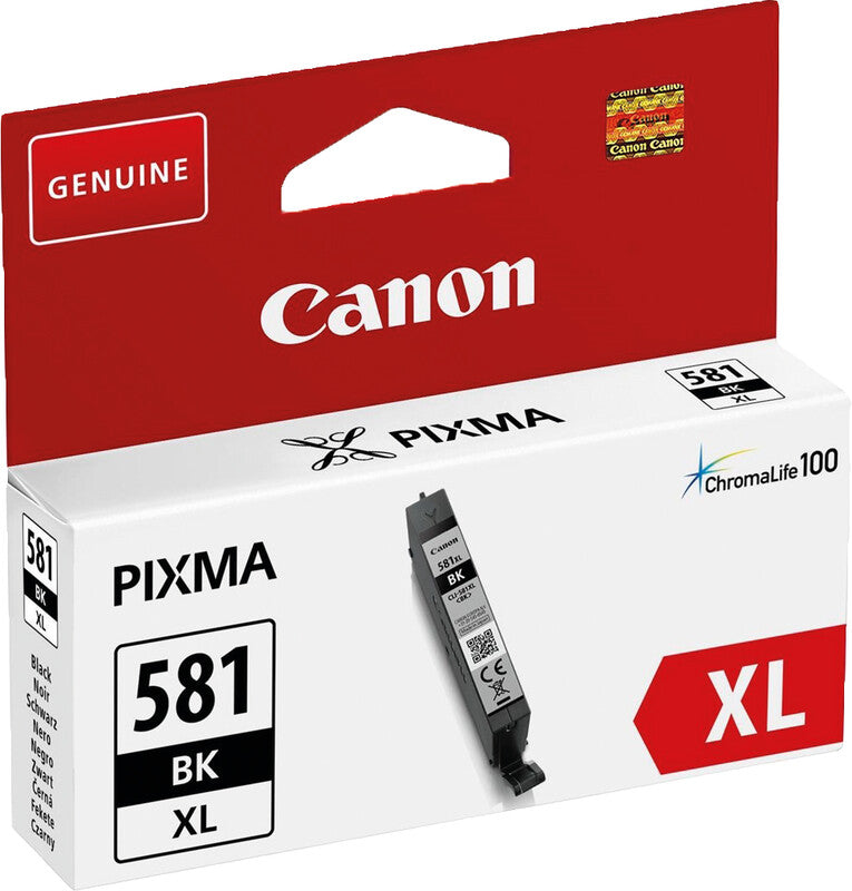 Canon Tintenpatrone CLI-581XL, Schwarz, XL, 2'280 Seiten – für Tintenstrahldrucker/Multifunktionsgeräte