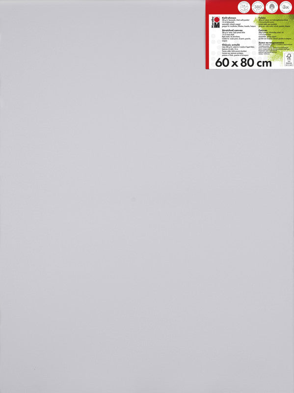Marabu Keilrahmen, Holz, 60 × 80 cm, Weiss