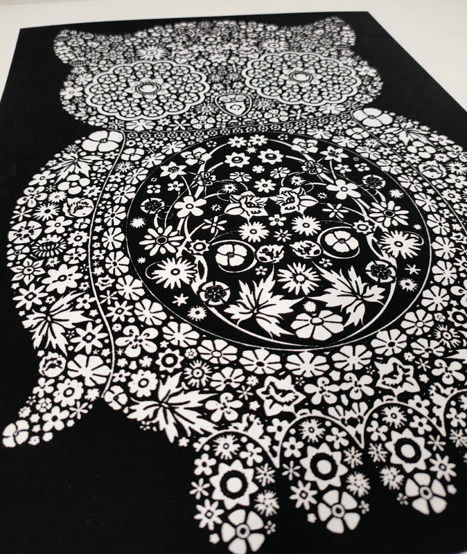 Tataruga Malkarton, Karton, 21 × 29,7 cm, schwarz