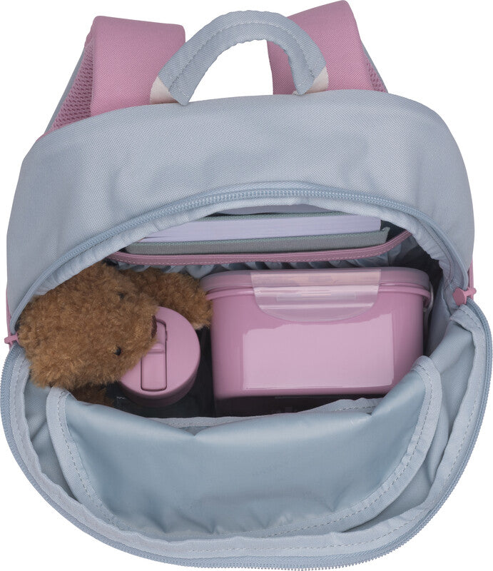 Beckmann Kindergartenrucksack Sport Mini – rosa – recycelte Materialien