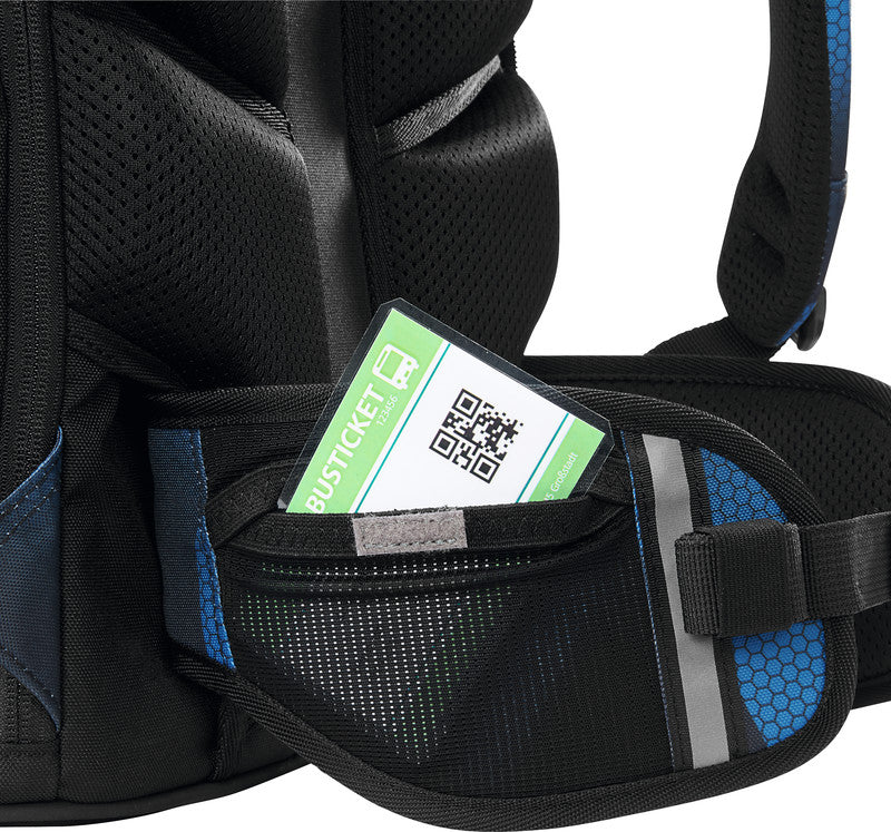 Coocazoo Rucksack Porter – Electric Ice – 30,0 × 44,0 × 23,0 cm, 30/35 l – recycelte Materialien