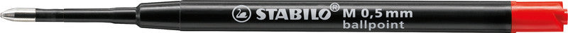Stabilo Kugelschreiber-Mine für pointball, SMARTball – Rot, 0,5 mm, geruchsarm