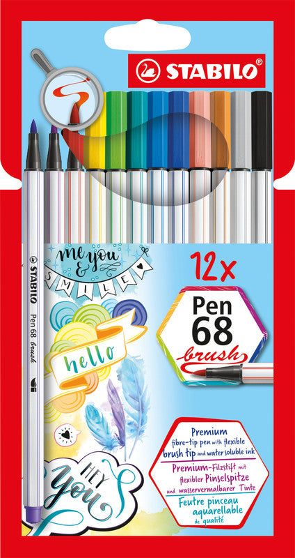 STABILO Filzstifte, 12 Farben
