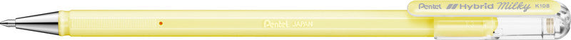 Pentel Gelschreiber – Gelb, 0,4 mm, für dunkles Papier, Kappe