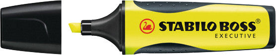 STABILO BOSS Textmarker Set 4 Farben – Keilspitze, 2–5 mm