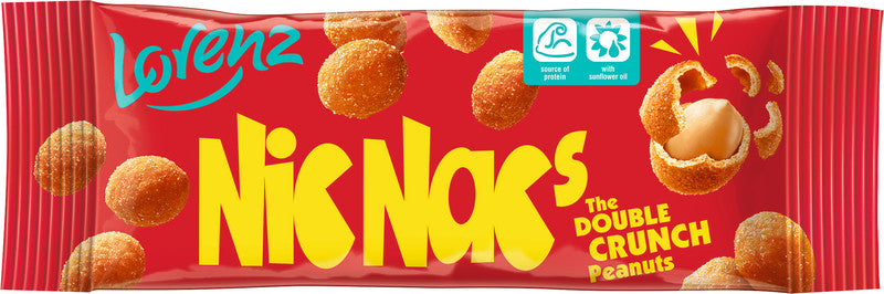 Lorenz Nic Nac's Erdnüsse – Beutel, 40 g