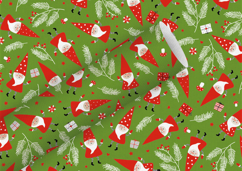 Braun + company Geschenkpapier Rolle – Wichtel (Weihnachten) – Papier, 70 g/m2 – 700 × 2000 mm