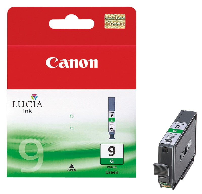 Canon Tintenpatrone PGI-9, Grün, 1'600 Seiten – für Tintenstrahldrucker/Multifunktionsgeräte