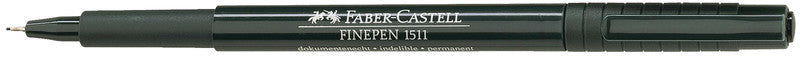Faber-Castell Finepen 1511 Fineliner 0,4 mm – schwarz – dokumentenecht