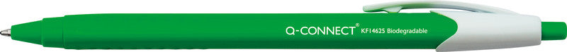 Q-CONNECT Kugelschreiber – Grün, Kunststoff – 12 Stk.