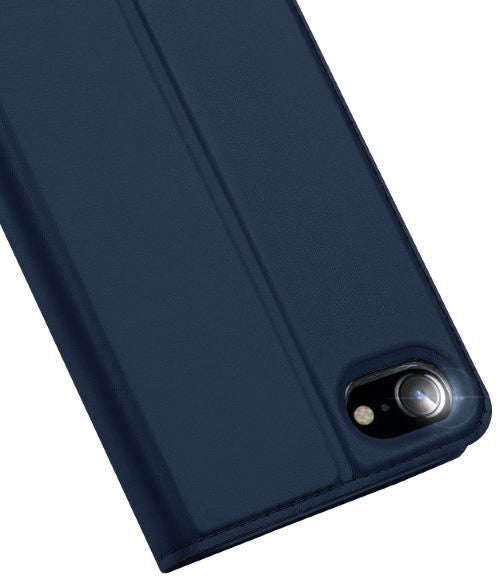 Dux Ducis Booklet-Hülle Skin Pro – für Apple iPhone SE (2020) – blau – mit Kartenfach, Magnetverschluss