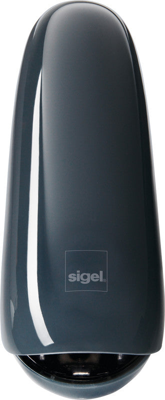 Sigel Eyestyle Hefter, 15 Blatt, für 24/6, 26/6, offene und geschlossene Heftung, grau
