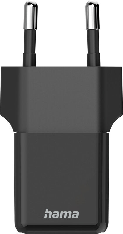 Hama 00201985 USB-Ladegerät 25 W – USB-C×1 – PD 3.0, QC 3.0 – EU-Stecker (Typ C) – Schwarz