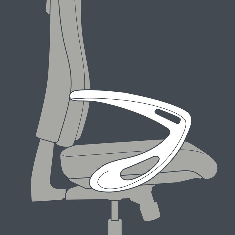 Topstar Chefsessel Speed Chair – Sitzhöhe 42-50 cm, 110 kg, blau