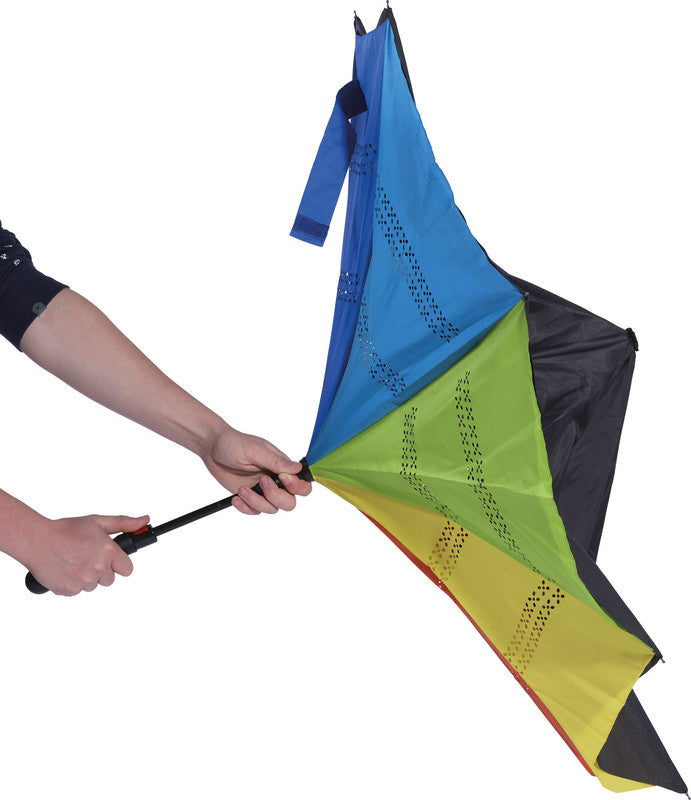 Automatischer Regenschirm Arc – Automatik, Ø 112 cm, L 79,5 cm – schwarz – Umkehrschirm