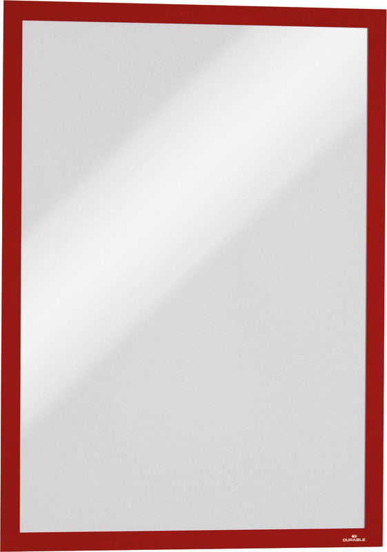 Durable DURAFRAME Magnetic Magnetrahmen – A3 – Rot – 5er-Pack