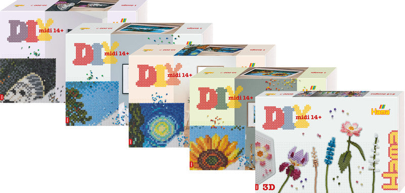 Hama Bügelperlen-Set Blumenstrauss – ab 14 Jahren – 10000 Perlen, 3 Stifteplatten – 270 × 185 × 35 mm