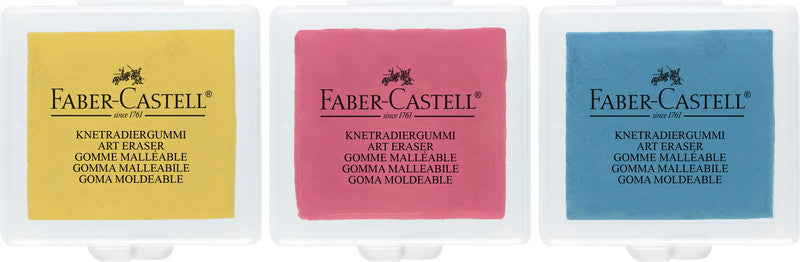 Faber-Castell Radierer – für Kreide, Kohle – 38 × 8 × 35 mm – Kunststoff – sortiert