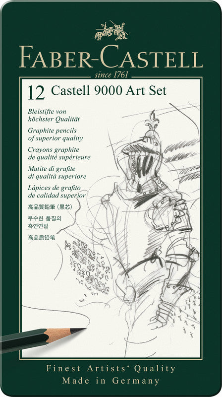 Faber-Castell CASTELL 9000 Bleistift – 12er-Set
