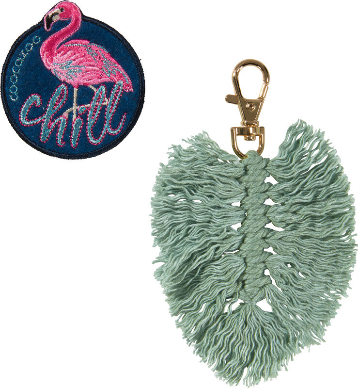 Coocazoo Magic Mags Zubehörset – 2-teilig – Flamingo – für Mate, Porter, Byte und andere