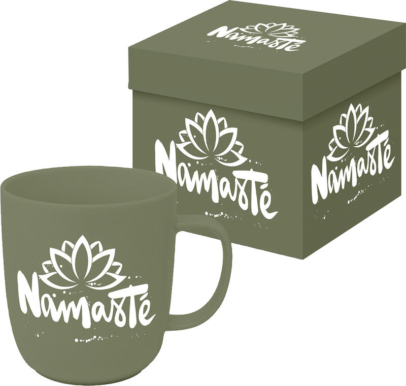 Ppd Tasse – 0,35 l, Porzellan, grün, spülmaschinenfest, mikrowellengeeignet