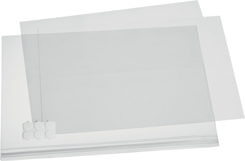 Durable Plakattasche – 297 × 420 mm, transparent, Kunststoff, selbstklebend, wiederablösbar