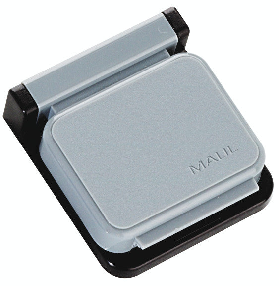 MAUL Stiftschlaufe – selbstklebend, Kunststoff, grau, 36 × 12 mm