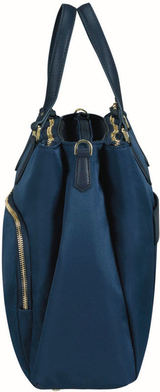 Samsonite Karissa BIZ 2.0 Notebook-Tasche – 17 l, USB-Port, Aufsteckfunktion, Nylon, Blau