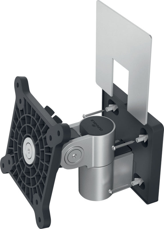 Durable Wandhalterung, bis 27", 8 kg, stufenlos höhenverstellbar, neigbar, drehbar, silber