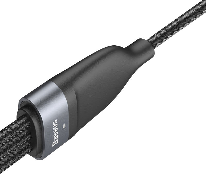 Baseus USB auf USB-C, Lightning, Micro-USB Kabel, 1,2 m, Schwarz