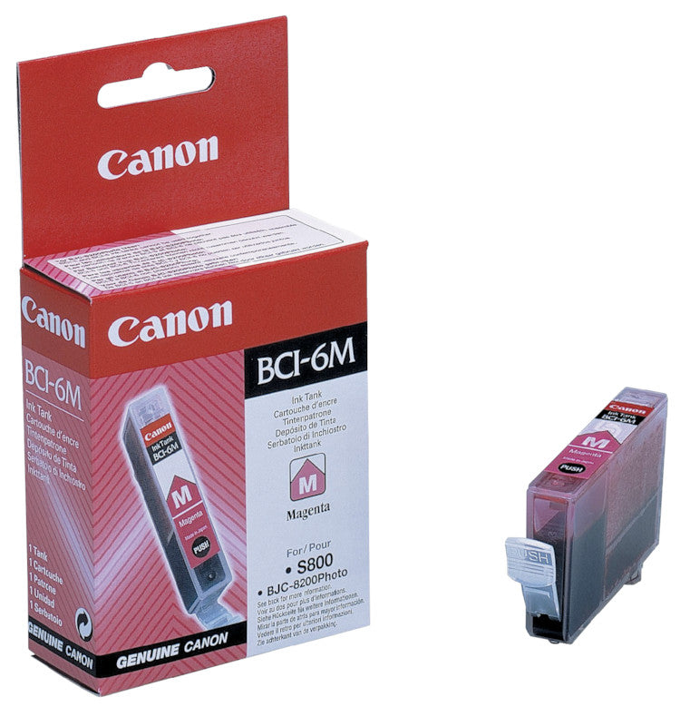 Canon Tintenpatrone BCI-6M, Magenta – für Inkjetdrucker/Multifunktionsgeräte