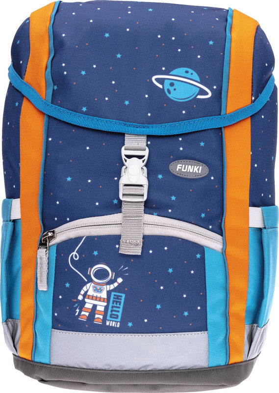 Funki Rucksack – A4 PLUS+ – Space Mission – Dunkelblau – 35,0 × 26,0 × 17,0 cm