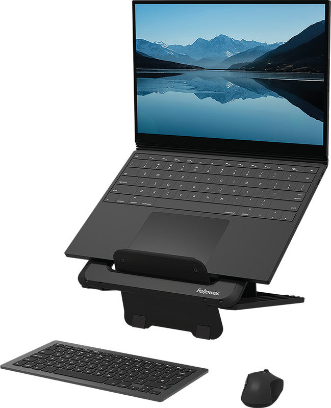 Fellowes Breyta Notebookhalter – Kunststoff, schwarz