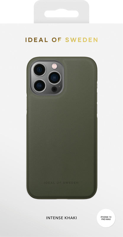 Ideal of Sweden – Backcover – für Apple iPhone 13 Pro Max – Intensives Khaki – Kunstleder