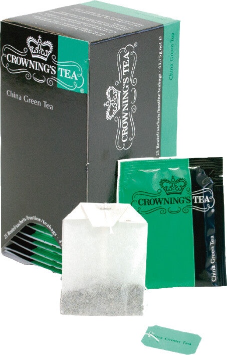 Crowning’s Tea Crowning's Tea – China Green – Teebeutel, Grüntee – 25 Beutel