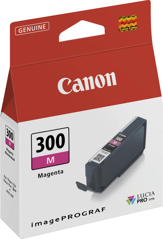Canon Tintenpatrone PFI-300 M, magenta, 14,4 ml, original – für Canon imagePROGRAF u. a.