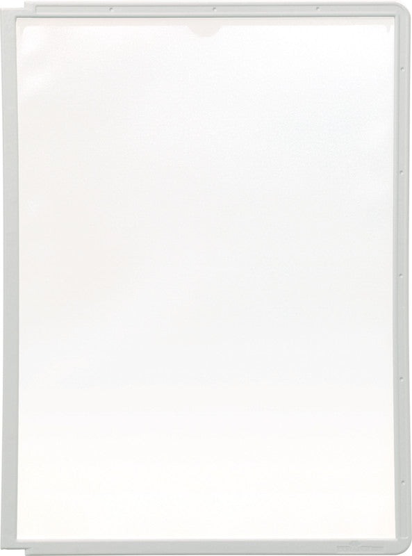 Durable Sichttafel – für A4 – Kunststoff, grau, Sherpa, 238 × 320 × 4,15 mm