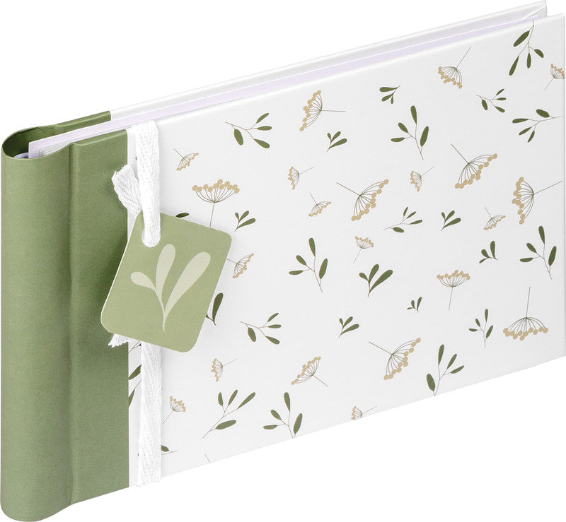 Walther Mini Einsteckalbum – für 100 × 150 mm, 36 Fotos, mehrfarbig, verdeckte Spiralbindung, Karton