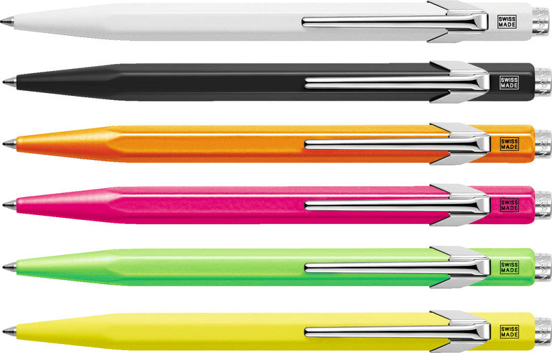 Caran d-Ache Kugelschreiber – gelb fluo, Aluminium
