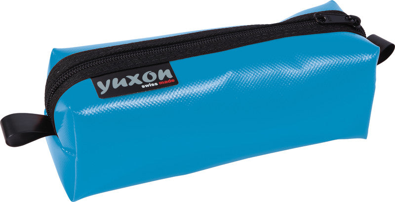Yuxon Maxi Etui Schlamperetui, leer – hellblau – Lastwagenblache – 20,0 × 7,5 × 6,5 cm