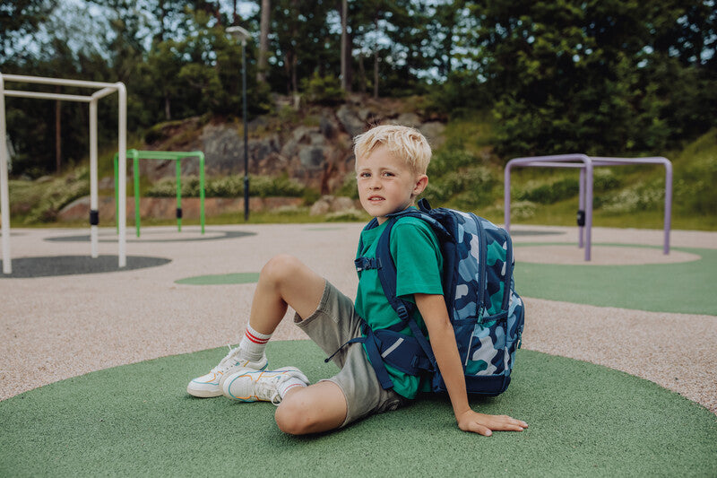 Beckmann Sport Junior Rucksack – Farbe Camo – Recycelte Materialien