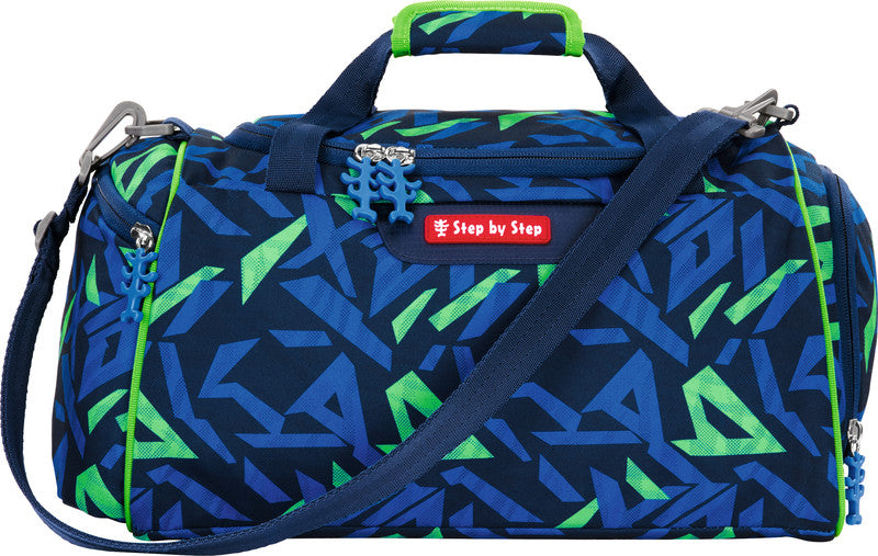 Step by Step Sporttasche – 13 l, Motiv Soccer Ben, mit Schultergurt, wasserabweisend, 38 × 20 × 23 cm
