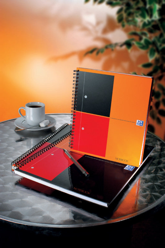 Oxford Collegeblock, 80 Blatt, 4-fach gelocht, perforiert, 80 g/m² – Orange, für SCRIBZEE App