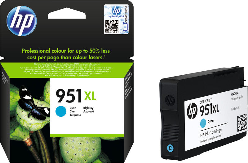 HP Tintenpatrone 951XL, cyan, 1'500 Seiten
